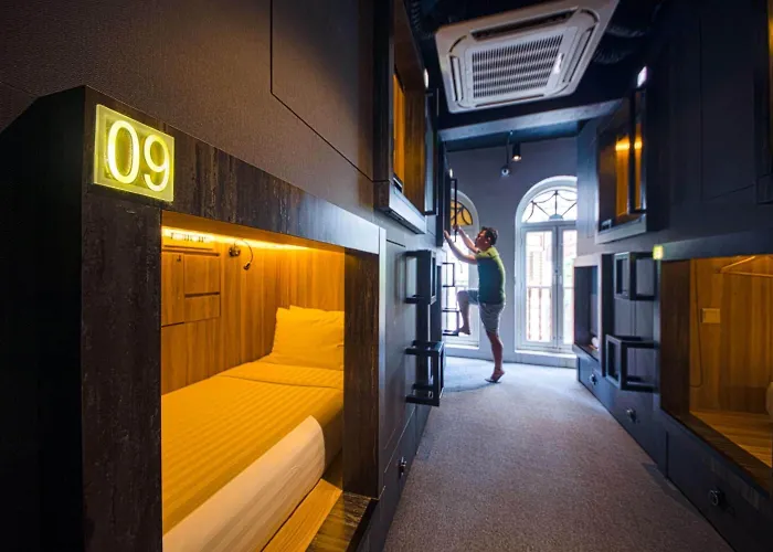 Cube Boutique Capsule Hotel At Chinatown Singapore