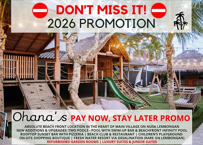 Ohana'S Beachfront Resort & Beach Club Nusa Lembongan 